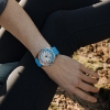Billede af Certina DS-X GMT Quartz herreur blå gummirem 20 bar 41mm