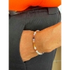 Billede af Nuni Copenhagen Bella Multi armbånd forgyldt sølv m. perler (16+3 cm)