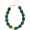 Billede af Nuni Copenhagen Vilma Green armbånd forgyldt sølv m. perler (16+3 cm)