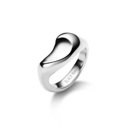 Billede af Maria Black 'Saddle' ring sølv (str. 48-60)