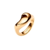 Billede af *Maria Black 'Saddle' ring forgyldt sølv (str. 54)