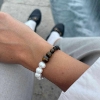 Billede af Hultquist Embla armbånd forgyldt sølv m. tigerøje + fvp (16+3 cm)