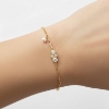 Billede af Hultquist Scarlet armbånd forgyldt sølv m. cz + fvp (16+3 cm)