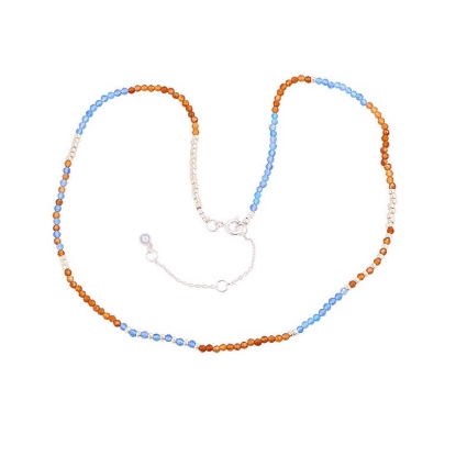 Billede af Hultquist Eira halskæde sølv m. perler (38+5 cm)