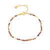 Billede af Hultquist Rowen armbånd forgyldt sølv m. miyukiperler (16+3 cm)