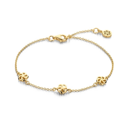 Billede af Spirit Icons Jasmine armbånd forgyldt sølv (17-19 cm)