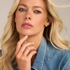 Billede af Spirit Icons Daisy Stud øreringe forgyldt sølv m. perle