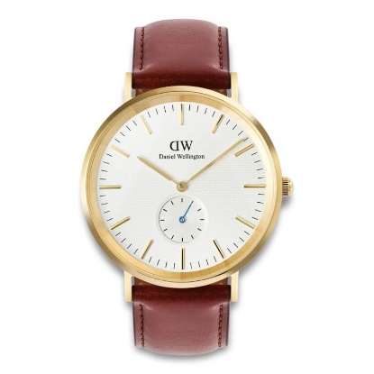 Billede af Daniel Wellington Classic St. Mawes herreur stål gulddoublé 3bar 40mm