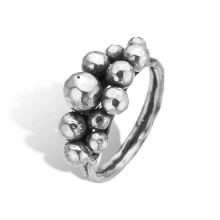 Billede af By Birdie Rose Buds Silver Cluster-11 ring sølv (str. 60)