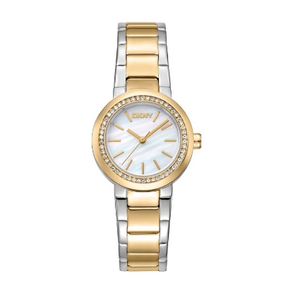 Billede af DKNY Eastside Mini dameur stål gulddoublé 5bar 28mm