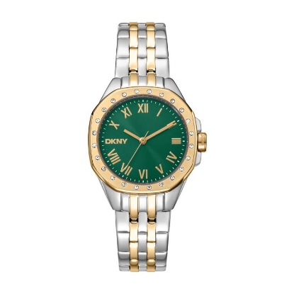 Billede af DKNY Brooklyn Mini dameur stål gulddoublé 5bar 30mm