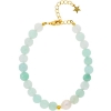 Billede af Nuni Copenhagen Florence Mint armbånd forgyldt sølv m. perler (16+3 cm)
