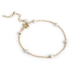 Billede af ENAMEL Copenhagen Lola Bold Daisy armbånd forgyldt sølv (15 + 4 cm)
