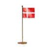 Billede af Piet Hein Bord-Flagstang (35 cm) stål - Messing