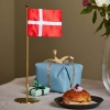 Billede af Piet Hein Bord-Flagstang (35 cm) stål - Messing