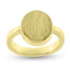 Billede af Ring, Signetring oval plade 14 kt. 