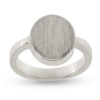 Billede af Ring, Signetring oval plade 14 kt. hvg.