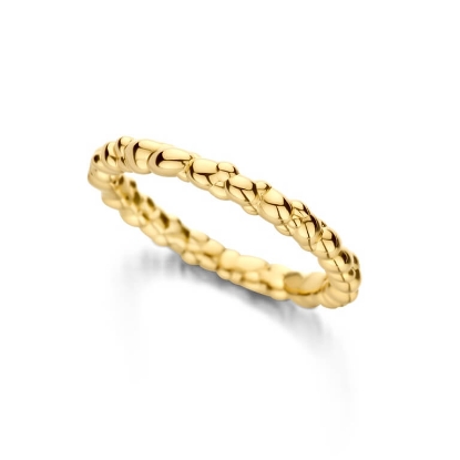 Billede af Spirit Icons Pebbles ring forgyldt sølv (str. 48-64)