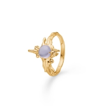 Billede af Studio Z "Arctic" ring forgyldt sølv m. cz (str. 50)