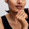 Billede af Pandora Funklende Sommerfugl ring sølv m. pink cz (str. 58)