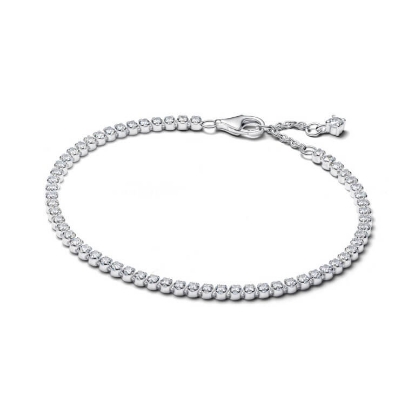 Billede af Pandora Funklende Tennisarmbånd sølv m. cz (16-20 cm)