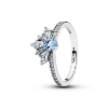 Billede af Pandora Disney Frost Dronning Elsa Tiara ring sølv m. cz (str. 48-60)