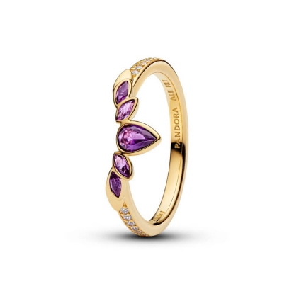 Billede af Pandora Disney Frost Dronning Anna Tiara ring forgyldt metalblanding m. cz (str. 48-60)