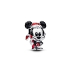 Billede af Pandora Disney Mickey Mouse Jul charm sølv m. emalje