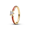 Billede af Pandora Marvel Iron Man ring forgyldt metalblanding m. cz (str. 60)