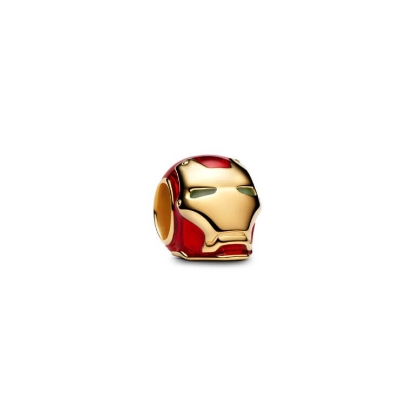 Billede af Pandora MARVEL Iron Man Hjelm charm metalblanding m. emalje