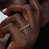 Billede af Pandora Halvmåne ring sølv (str. 48-60)