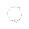 Billede af Susanne Friis Bjørner Armbånd sølv m. søstjerner (16-20cm)