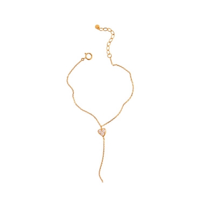 Billede af STINE A J'Adore armbånd forgyldt sølv m. cz (15+4 cm)