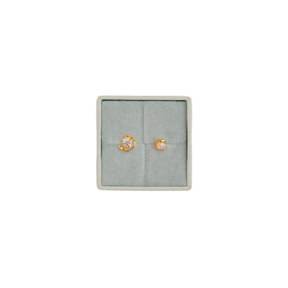 Billede af STINE A Love Box 170 - Flow With Me forgyldt sølv øreringe m. cz