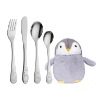 Billede af Nordahl Andersen Bestiksæt m. bamse (Pingvin)