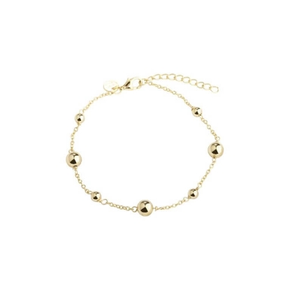 Billede af Aqua Dulce Alba armbånd forgyldt sølv (17+3 cm)