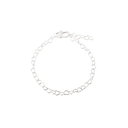 Billede af Aqua Dulce Love Me Heart armbånd sølv (20 cm)