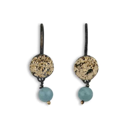 Billede til varegruppe Øreringe i oxideret sølv