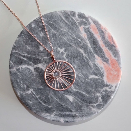 Billede til varegruppe Halskæder Rosaforgyldt