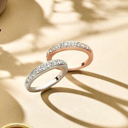 Billede til varegruppe Ringe Rosaforgyldt