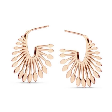 Billede til varegruppe Øreringe i rosaforgyldt sølv