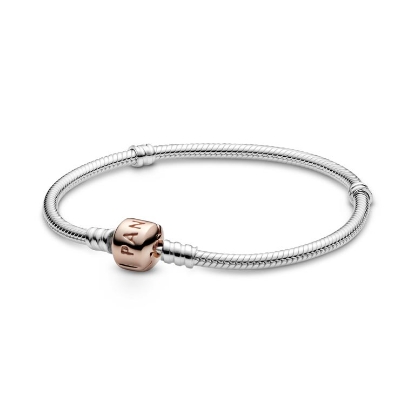 Billede af *Pandora armbånd sølv m/rose lås 17 cm
