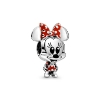 Billede af Pandora DISNEY Minnie Mouse Prikket Kjole & Sløjfe Charm sølv m. emalje