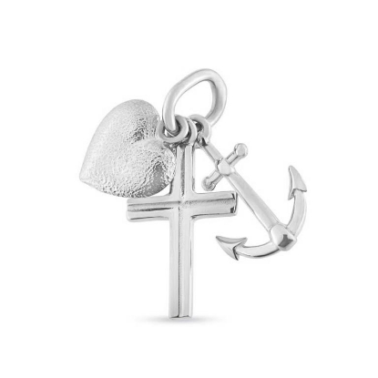 Billede af Vedhæng tro-håb-kærlighed 925s