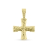 Billede af Vedhæng Malteser Kors, fast patz, råsølv 17*17 mm. 925 s. forgyldt (forgyldning vil blive slidt af ved brug !)