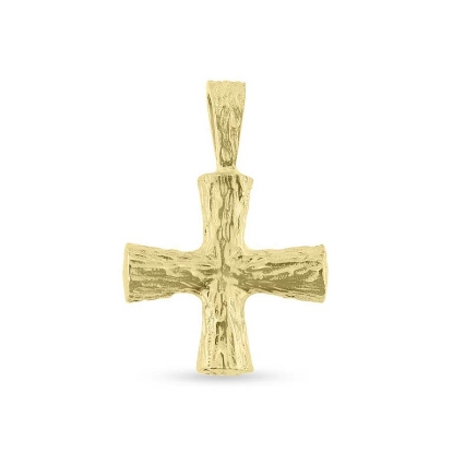 Billede af Vedhæng Malteser Kors, fast patz, råguld 17*17 mm. 14 kt.
