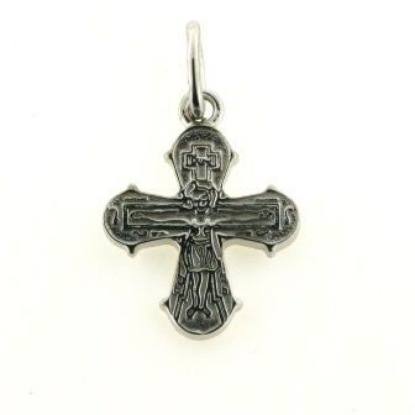 Billede af Vedhæng Dagmarkors, massivt 16,5*14,5 m/m., tk. 1,8 mm.ovalt øsken 925s.