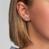 Billede af Mads Z "Fleur" øreringe 14 kt. guld m. 0,021 ct. brillanter