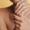 Billede af Mads Z "Freya" ring 14 karat guld m. 0,28 ct. W.SI brillanter (str. 58)