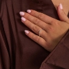 Billede af Mads Z "Freya" ring 14 karat guld m. 0,28 ct. W.SI brillanter (str. 60)